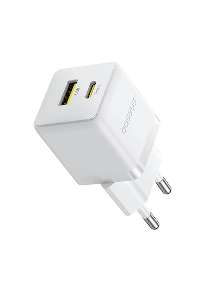 Baseus Palm C+U 30 W Eu Hızlı Şarj Beyaz