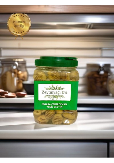 Izgara Çekirdeksiz Yeşil Zeytin Salatası 900 Gram Pet Ambalaj