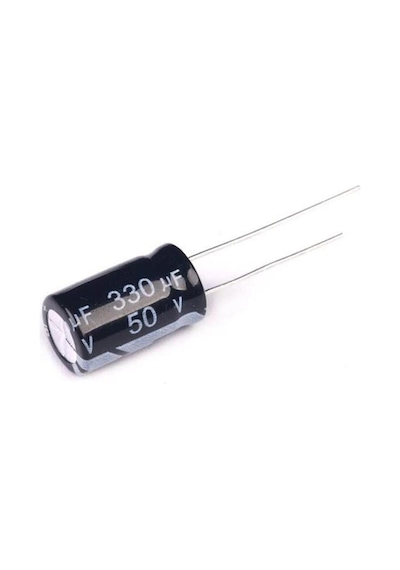 330uf 50v Elektrolitik Kondansatör 10x17 Mm 105c 10 Adet Pcs