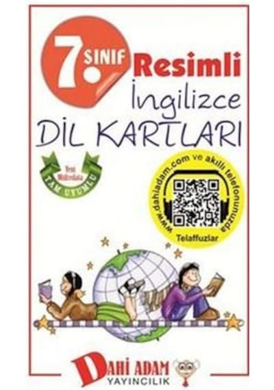 7.Sınıf Resimli İngilizce Dil Kartları - Dahi Adam Yayıncılık