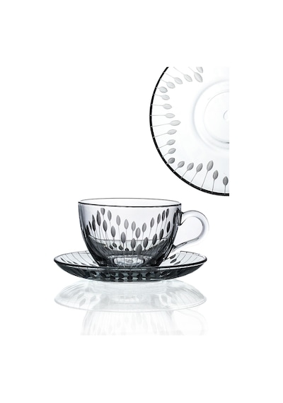 Decocia 6'lı Basic Fincan Set 12 Parça 238cc  Vega Desenli