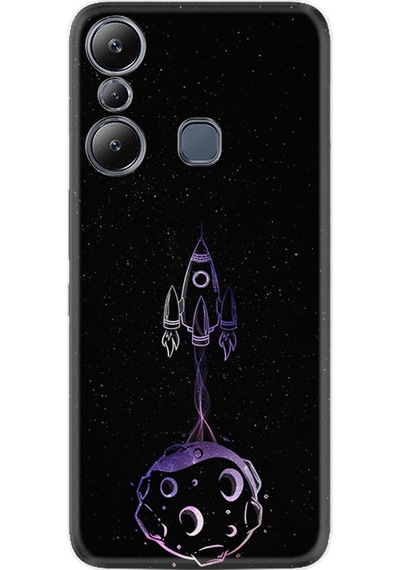 Infinix Hot 20i Kılıf Silikon Desen Özel Seri Master Space 1630