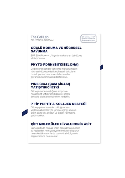 Liposomal Teknolojili Pdrn Bariyer Onarıcı & Nemlendirici Güneş Kremi Spf50+ Pa++++ 70g