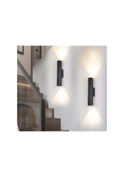 Modern Spor Cift Yönlü Led Aplik Gün Işığı Led Dahildir Siyah