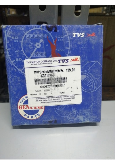 Tvs Scooty Pep Silindir Kapak Contası