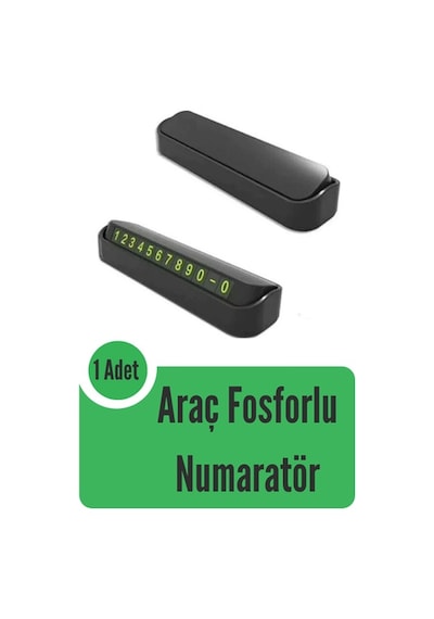 Fosforlu Numaratik Parktel - Araç Park Numaratör Ve Numaralık Tel