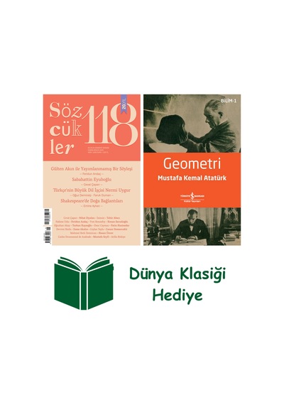 Sözcükler Dergisi 118. Sayı Kasım-aralık 2025 + Geometri + Dünya Klasiği Hediye