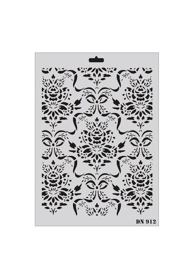 Mey İthalat Rich Dantel Seri Dn-912 Stencil 35x25 Cm