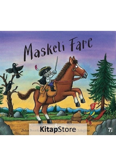 Maskeli Fare Karton Kapak / Julia Donaldson