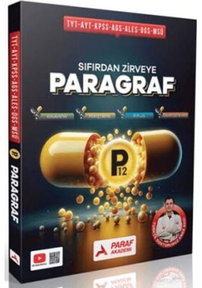 Paraf Akademi Tyt Ayt Kpss Ags Ales Dgs Msü P12 Sıfırdan Zirveye Paragraf Soru Bankası