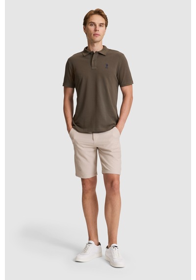 U.S. Polo Assn. U.s. Polo Assn. Erkek Koyu Haki Tişört Basic 50322314-vr111