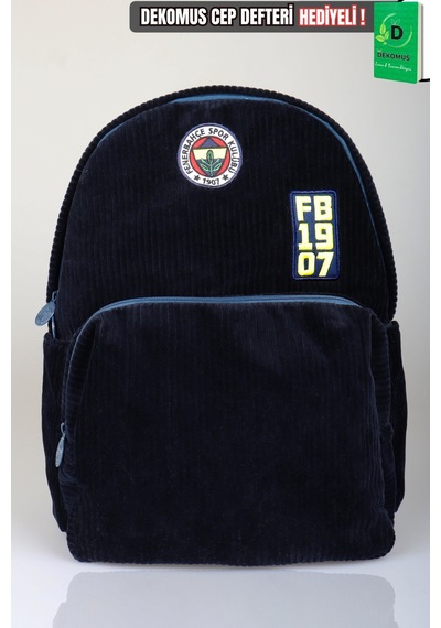 Lisanslı Fenerbahçe 1907 Velvet Heritage Collection Büyük Boy Kadife Çanta Diğer