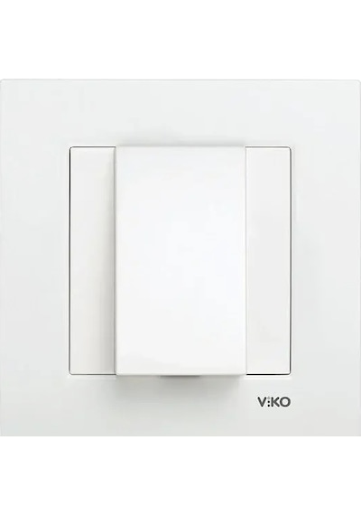 Viko Karre/meridian Beyaz Kablo Çıkış Mekanizma Çerçeve Hariç 90967x77 Viko
