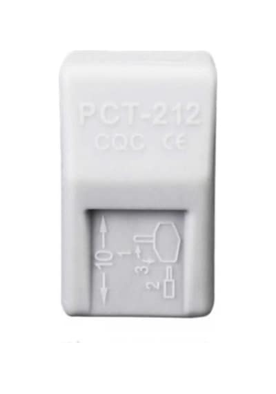 10x Spring Lever 2 Pin Yaylı Klemens Konnektör Terminal Blok Bağlantı Soketi
