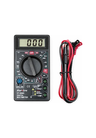 Marxlow Dt830d Buzzerlı Ölçü Aleti Siyah