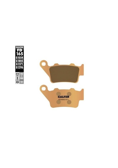 Bmw F 800 Gs Arka Fren Balatası 2008-2018 Galfer Sinter Metal