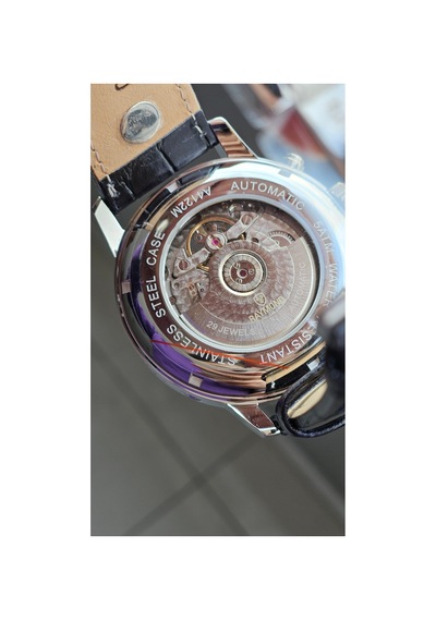Yeni Rym-4122 Erkek Otomatik Kol Saati - Çelik Kasa Ve Deri Kordon - 2 Yıl Garanti Rose Gold