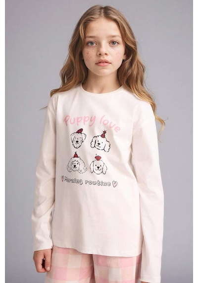 Defacto %100 Pamuklu 2'li Pijama Takımı Kız Çocuk H0102A826SP