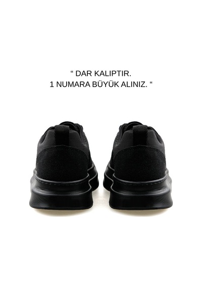 Gamelu Strong 24kg Kadın Siyah 36-40 Sneaker Ayakkabı