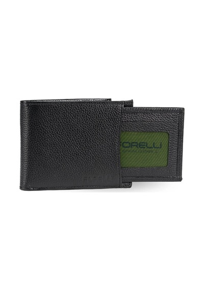 Forelli 5e104 Erkek Hakiki Deri Cüzdan Siyah Çok Renkli