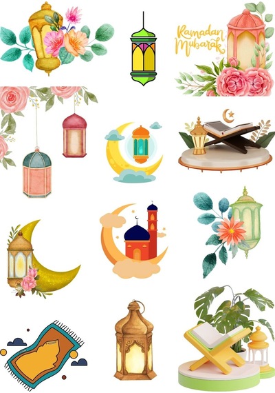 Stickerlı Set Merve Gülcemal - Allahı Neden Göremiyorum, Kalbimin Süsü Oruç- Keloğlan Oruç Peşinde