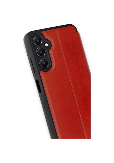 Newface Samsung Galaxy A16 5g Kılıf Flip Cover - Kırmızı