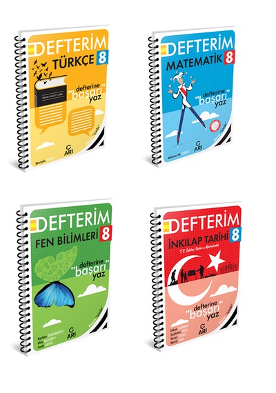 Arı Yayınları 2025 8. Sınıf Türkçe Matematik Fen Sosyal Defterim