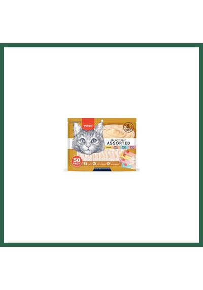 Wanpy Karışık 4 Lezzetli Krema Kedi Ödülü 50x14 Gr Bzs01