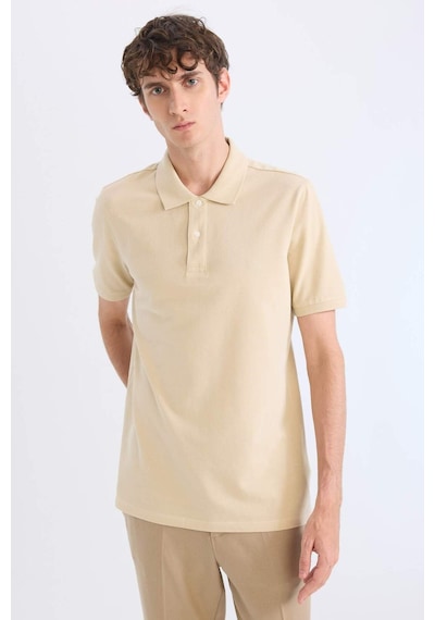 DeFacto %100 Pamuk Regular Fit Polo Yaka Kısa Kollu Basic Düz Pike Kumaş Tişört C1293AX25SPBG430 DeFacto %100 Pamuk Regular Fit Polo Yaka Kısa Kollu Basic Düz Pike Kumaş Tişört C1293AX25SPBG430
