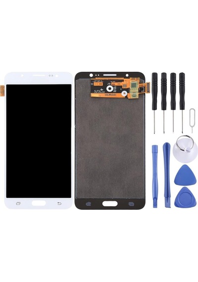 Samsung Galaxy Uyumlu  J7 2016 Lcd Ekran Dokunmatik Beyaz Sm-j710