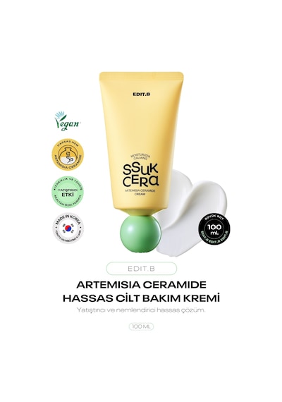 Nemlendirici Hassas Cilt Bakım Kremi Edit.b Moisturizer Calming Artemisia Ceramide Cream