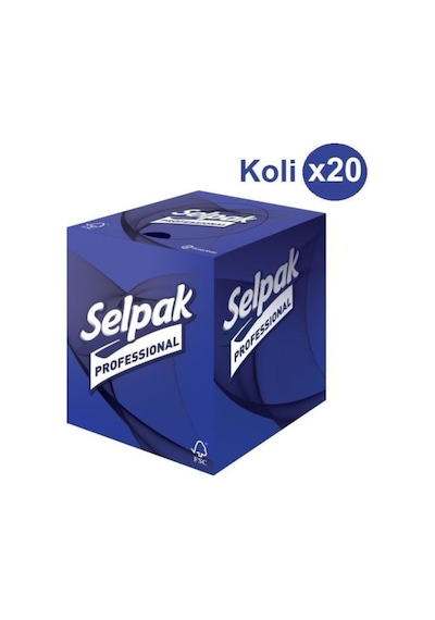 Selpak Professional 20 X 48'li Premium Butik Kutu Mendil 9681111