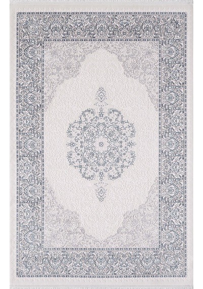 Artemis Halı Dream 09705a Gri Mavi Klasik Bambu Halı