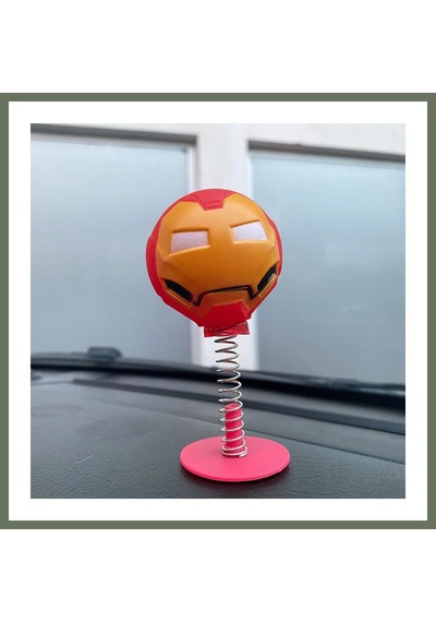 Bezos Iron Man Sallanan Kafa Zıp Zıp Marvel Lisanslı Bezos1