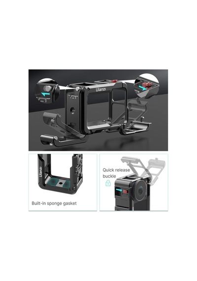 Ulanzi Oa-14 Djı Osmo Action 3 Metal Cage Çerçeve