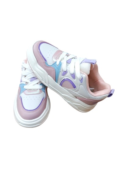 Cool Jacop Flt Çocuk Bağcıklı Sneaker Spor Beyaz - Pudra Beyaz-pudra