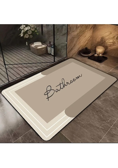 Nakoe Tekli Banyo Paspası, Kaydırmaz Tabanlı Djtbanyo Renkli