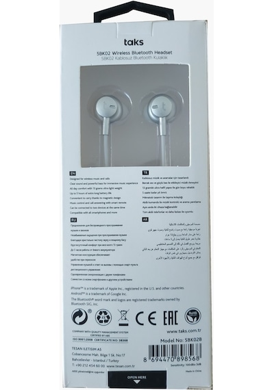 Ttec Taks 5KM122B Mıknatıslı Bluetooth 5.0 Kulak İçi Kulaklık
