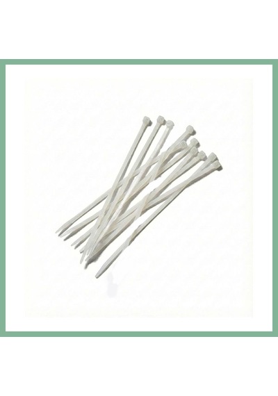 Bşkvirgo Kablo Bağı Kelepçe Cırt 4,8x400mm 10'lu Beyaz Bsk2026 Standart