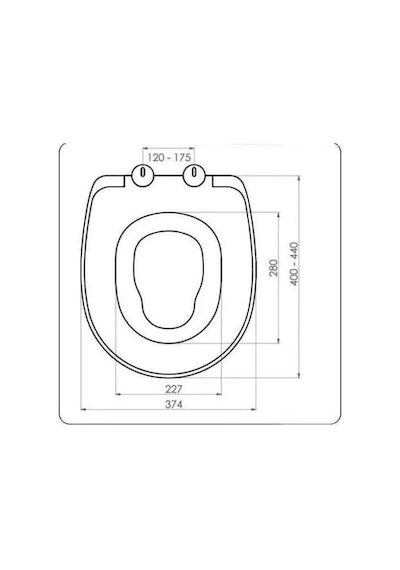 Karen Banyo Thermoplast Üniversal Çocuk Adaptörlü Yavaş Kapanır Klozet Kapağı 0340