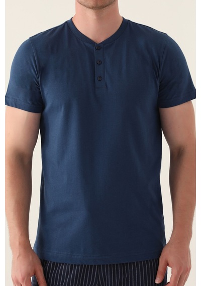 Arnetta Short Koyu İndigo Erkek Pijama Takımı 5274-42707 İndigo