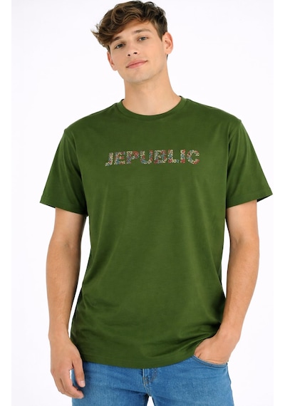 Jepublic Erkek Tişört-j251602 Yeşil