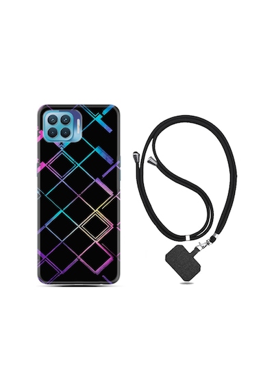 Oppo Reno 4 Lite Kılıf Boyun Askılı Şekiller 1681