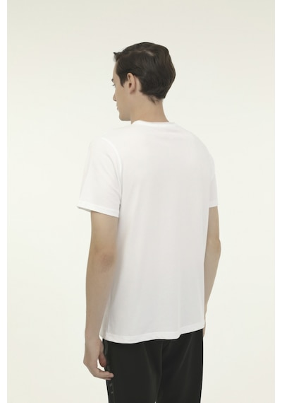 Kinetix M-Sn234 Bsc Raw Edge 3Fx Beyaz Erkek Kısa Kol T-Shirt 000000000101349453