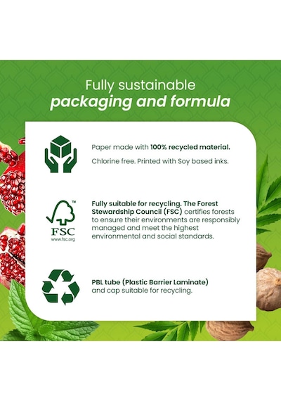Botanique Doğal Neem & Nar Özlü Florürsüz Organik Diş Macunu 75 Ml 2'li Paket Ecocert Cosmos