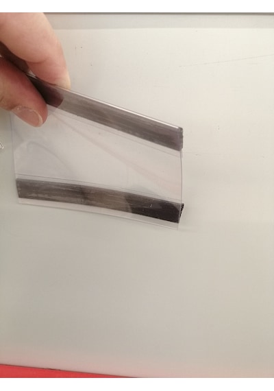 10 Ad Mıknatıslı C Tipi 8x10 Cm Depo Ürün Etiketlik Şeffaf Magnet