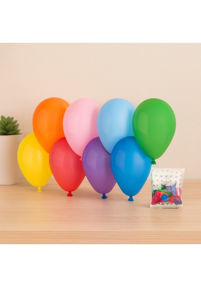 Klasik Renkli Lateks Balon 100'lü Açık Pembe