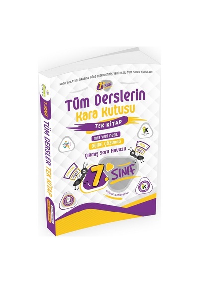 İnformal Yayınları 2024 7.Sınıfın Kara Kutusu Tüm Dersler Tek Kitap Dijital Çözümlü Soru Bankası