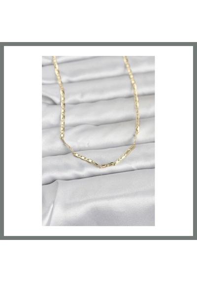 Bezos Cm 14k Gold Renk Gemici Zincir Model 60 Cm Kadın Kolye Mmbz