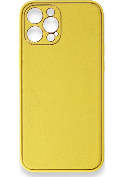Nettech Apple Uyumlu iPhone 13 Pro Max Coco Leather Seri Arka Koruma Kılıf - Siyah Siyah